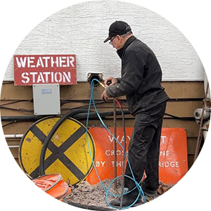 Dust and allergens being removed from an air duct.